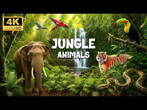 4K Animal - Amazon Rainforest, Rare Animals | Ultra HD Wildlife (Animals Sounds)
