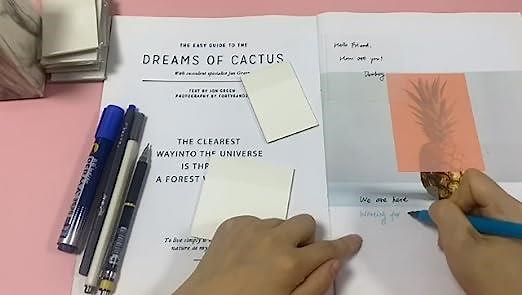 Transparent sticky notes, convenient and practical.