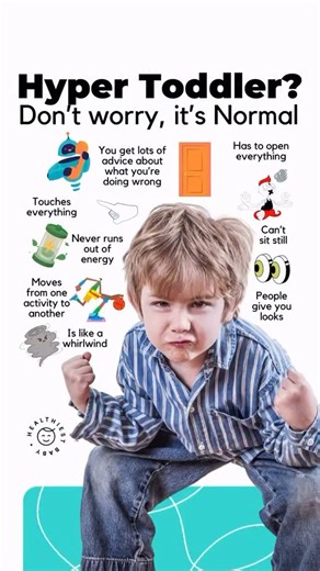 Pediatrician · Big-Hearted Parenting for toddlers & kids on Instagram: "Is My Toddler Too Energetic? 🏃‍♂️💨 Or Just Being… a Toddler? If your toddler moves like a wind-up toy on turbo mode—you’re not imagining it. Toddlers are wired to move. A lot. High energy and short attention spans are developmentally normal. It doesn’t mean they’re “hyper”—it means their brain is still under construction. ✨ So, when should you worry about ADHD? Not every bouncy 2-year-old has ADHD. But if the high energy p