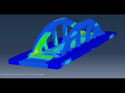 Abaqus Topology Optimization of a Bridge