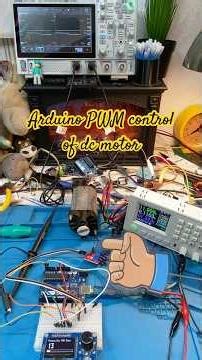 Arduino PWM Motor Speed Control with Rotary Encoder & OLED