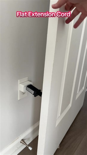 Click link to get free 3 day shipping on the Sleek Socket Original flat extension cord outlet kit! #TikTokCreatorSearchInsightsIncentive extension cord hacks #extensioncord #sleeksocket #newyearnewme #tiktokshopcreatorpicks