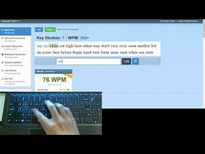 5FastFingers: 80 WPM with one hand