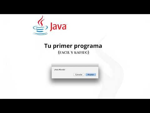 Hola Mundo! en Java desde cero (tu primer programa explicado fácil)