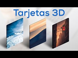 Tutorial Tarjetas Animadas en 3D con HTML5 y CSS3 (Parte 1)