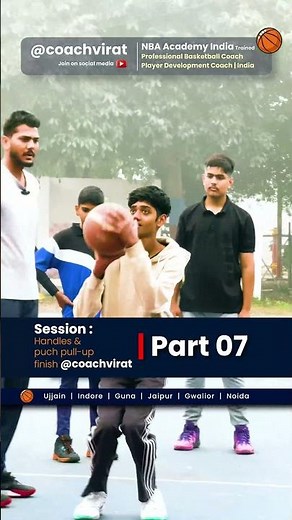 Basketball Training Drills 🔥 Handles & Punch Dribble Pull-Up Finish Part-7