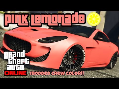 "PINK LEMONADE" Modded CREW Color (HEX CODE!) | GTA ONLINE