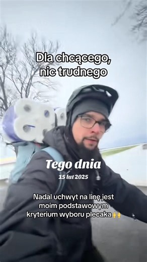 Za to uwielbiam plecaki wspinaczkowe #bike #climbing #backpack #pov #tegodnia