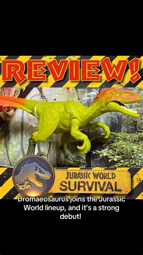 Jurassic World Survival Strike Attack Dromaeosaurus mini review