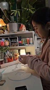 ✨ DIY Cute Clock made with Air Dry Clay 🕒💕