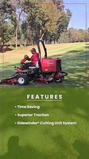 Toro Groundsmaster 3500-D in Action at Bangalore Golf Club | Precision Turf Mowing