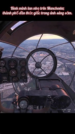🇻🇳 Ánh bình minh trên Manchester｜He111H du ngoạn Vương quốc Anh