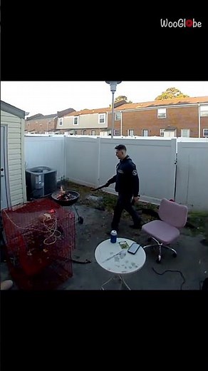 Grill Explosion: Man Shocked by Sudden Blast Caught on Camera || WooGlobe