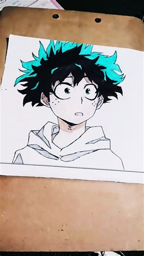 Deku mha drawing #anime #art #drawing #mha #manga #edit #india