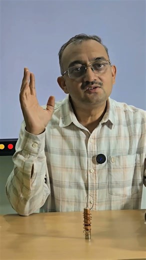 Why Does This Wire Rotate? 🤯#physicsexperiment #class12physics #shorts