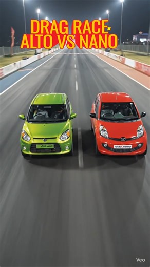 Drag Race Between Maruti Suzuki Alto 800 and Tata Nano