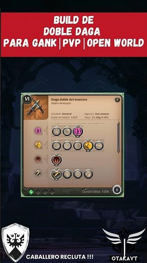 ALBION ONLINE🔴BUILDS DE DAGAS DOBLE | GANK | PVP | SOLO