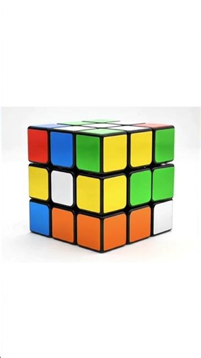 Endless Rubik’s Cube Loop – So Satisfying! 🧊#3danimation #youtubeshorts #rubikscube