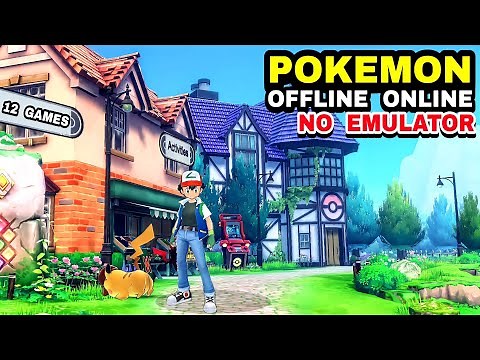 Top 12 Best Online POKEMON games on Mobile & Top OFFLINE Pokemon games Android iOS (NO EMULATOR)