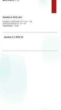 Multiply Polynomial Exercises 1-3 #maths #12thmathobjectiveforboardexam2023 #education
