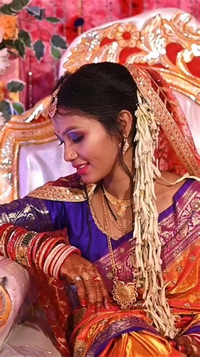 sajeichhi jaha pain❤️🎀#wedding #couplestatus #braidal #braidalmakeup