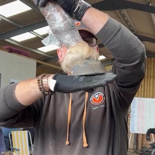 When you know how to correctly balance even the most overgrown hooves. Shame this horse didn’t have that fundamental right given to them when he or she was alive. #FollowTPW #LearnCorrectBalance HM. If you would like to learn more about balancing hooves correctly, join our free rehab group The Phoenix Way: Path 2 Hoof Health | Hoofing Marvellous