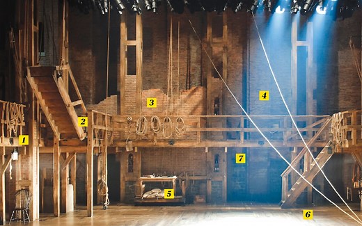 An illustrated guide to the ‘Hamilton’ stage
