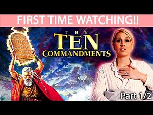 [1/2] THE TEN COMMANDMENTS (1956) | FIRST TIME WATCHING | MOVIE REACTION