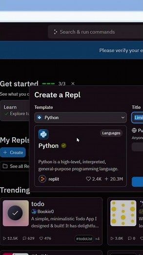 How to use REPLIT for Python coding #shorts #short #coding #computer #software