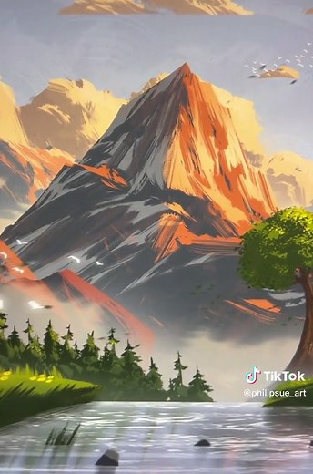 A place to breathe ✨ Artwork drawn on @Photoshop and parallax scene done on @mental_canvas #drawing #digitalart #fyp #philipsueart #artprocess #photoshop #mentalcanvas #anime