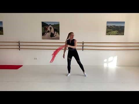 Kreativer Kindertanz für 3-4 Jahre „Mein Tuch das hat...“, mit Live Musik