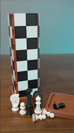 The Ultimate Portable Chess Set ♟️ Take It Anywhere #3dprinting #sparkxi7 #chessgame