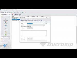 Microsip Contabilidad: Cómo configurar la póliza de depreciación contable