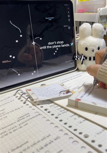 Study until the plane lands! Stay focused with @CloudFocus✈️ #studytok #studywithme #cloudfocus #studyapp #study