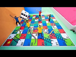 Crazy XYZ New VIdeo :World’s Biggest Snake & Ladder Game 🔥 | हारने वाला Ice Bucket लेगा 🥶