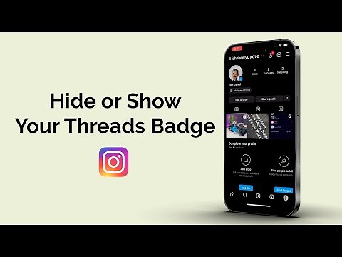 How to Hide or Show Your Threads Badge on Instagram?