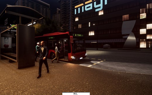 巴士模拟18 #2 根据市政府要求在夜间驾驶线路 | Bus Simulator 18