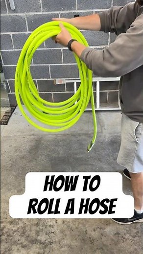 How to Properly Roll Up a Garden Hose
