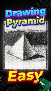 Learn to Draw a Pyramid Very Easy | Draws for Begginers #drawing #draw #drawingtutorial #pyramid