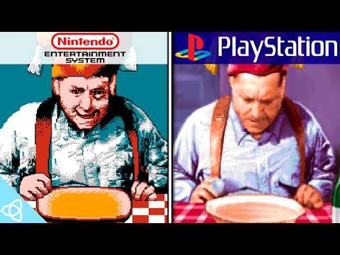 The Three Stooges - NES vs. PS1 | Side by Side