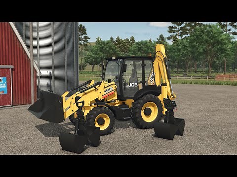 Farming Simulator 25 JCB Backhoe Loader FS25 Mods