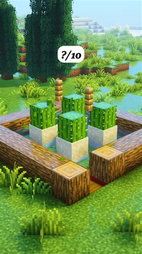 The EASIEST Cactus Farm in Minecraft! 🌵 #minecraft #minecrafttutorial