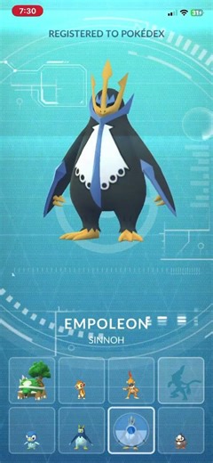 Prinplup tran into empoleon Pokémon go 540