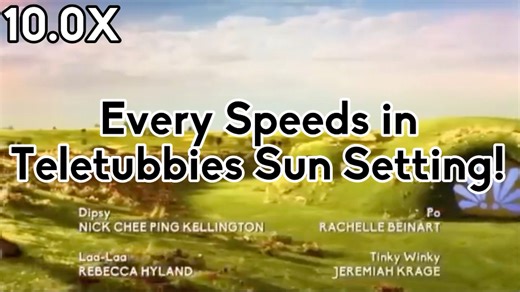 Every Speeds in Teletubbies (2015) Sun Baby Setting!