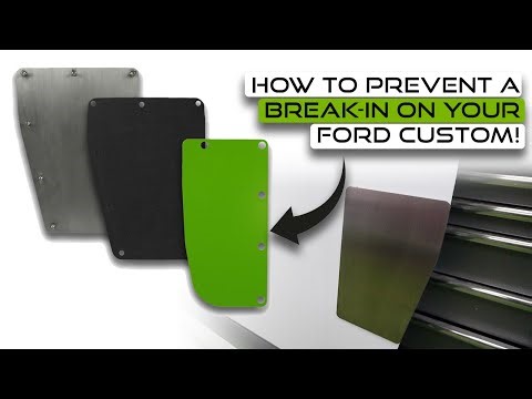 How To Prevent A Break-In On Your Ford Transit Custom 2012 Onwards! | X8R Side Door Lock Shield Kit