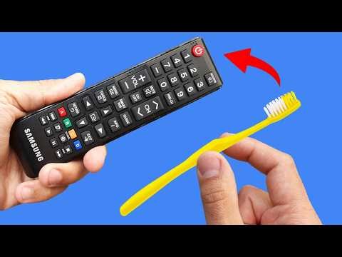 Take a Common Toothbrush and Fix All Remote Controls in Your Home! How to Repair TV Remote Control!