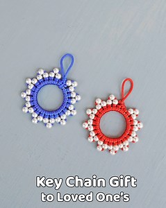 218K views · 3.3K reactions | key chain gift to your loved one's || 10 mins DIY craft | Arts&Crafts | Facebook