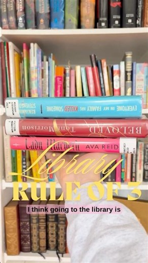 Library book haul + my 3 rules for picking out library books!
