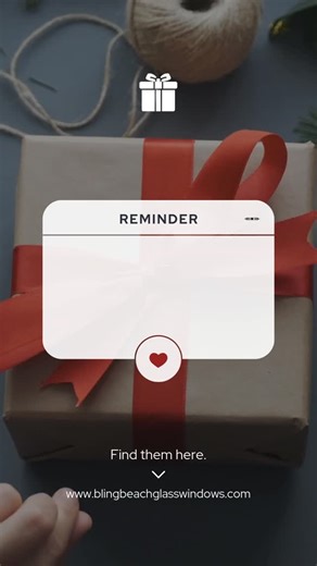 Bling Beach Glass Windows on Instagram: "If you are looking for a last minute holiday gift for the beachcomber we do offer gift cards! Go to our website at blingbeachglasswindows.com and search for "gift cards" in the search bar."