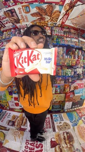 Let’s try the @kitkat x @milkybaruki 🍫🔥 whitechocolate #candy #snacks #review #explore